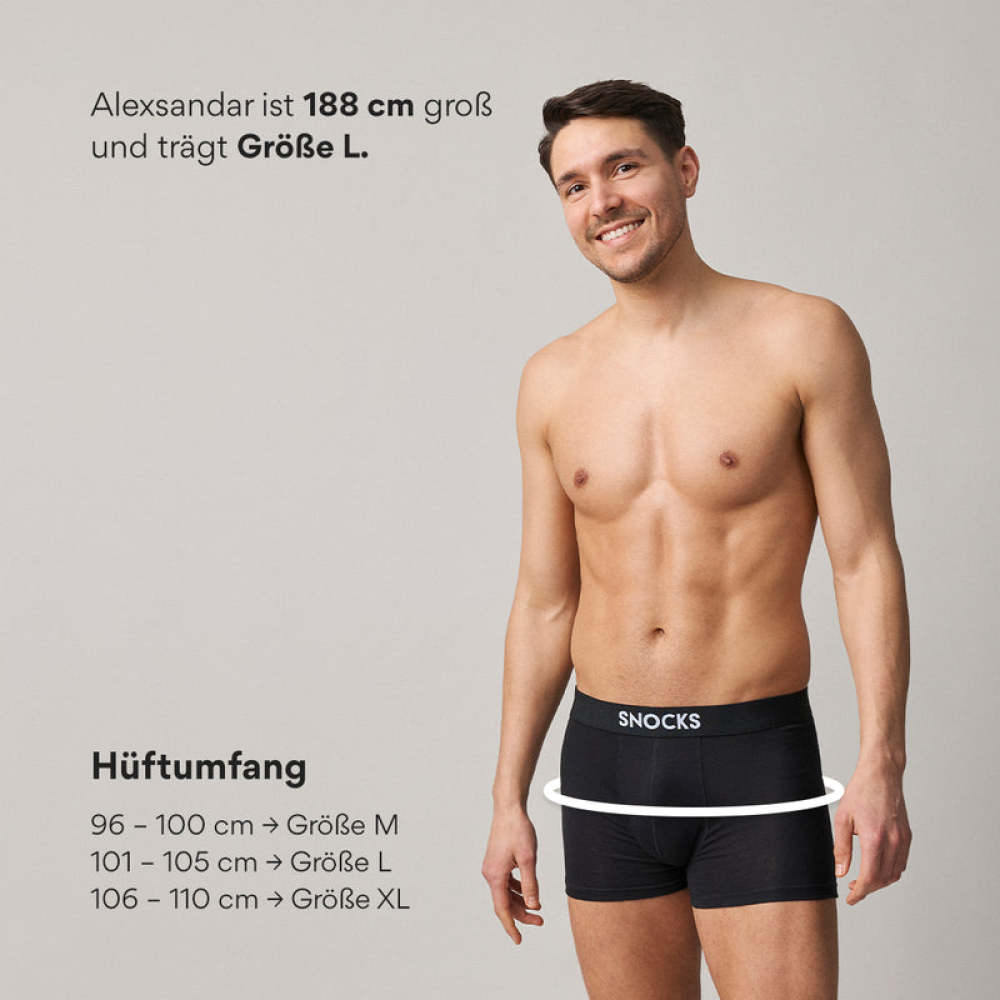 Boxershorts aus Bio-Baumwolle Mix (Türkis/Hellblau/Hellgrau)