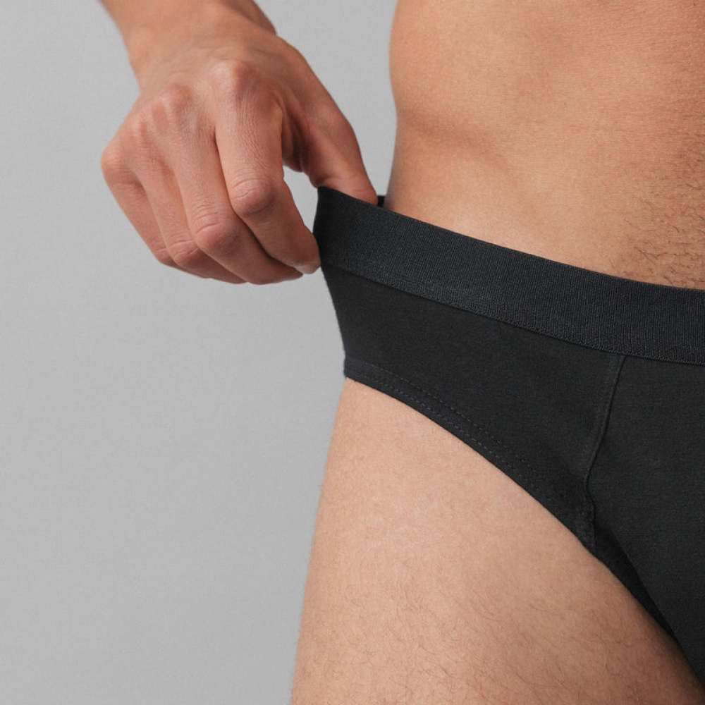 Herrenslips Schwarz