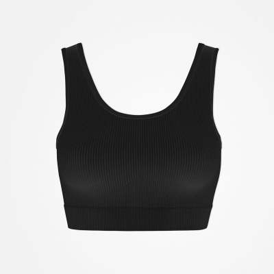 Sport-BH Seamless Schwarz