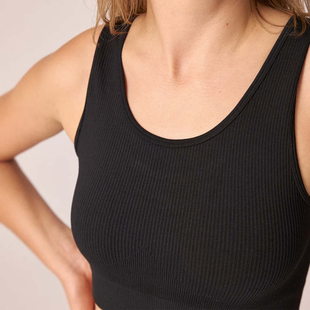 Sport-BH Seamless Schwarz