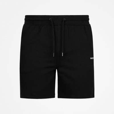 Sweatshorts Herren aus Bio-Baumwolle Schwarz