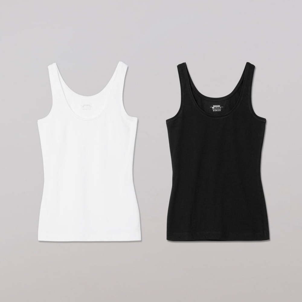 Damen Tank Tops aus Bio-Baumwolle Schwarz