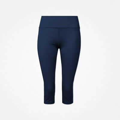 Capri Leggings aus recyceltem Polyester Dunkelblau