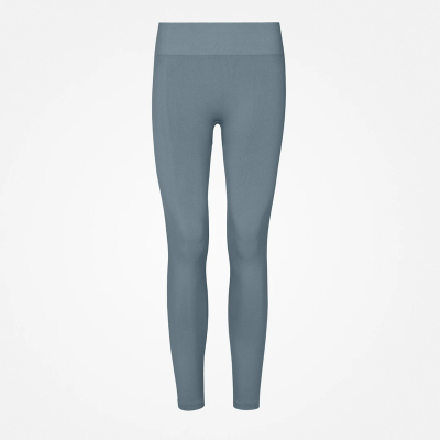 High Waist Leggings Seamless Taubenblau