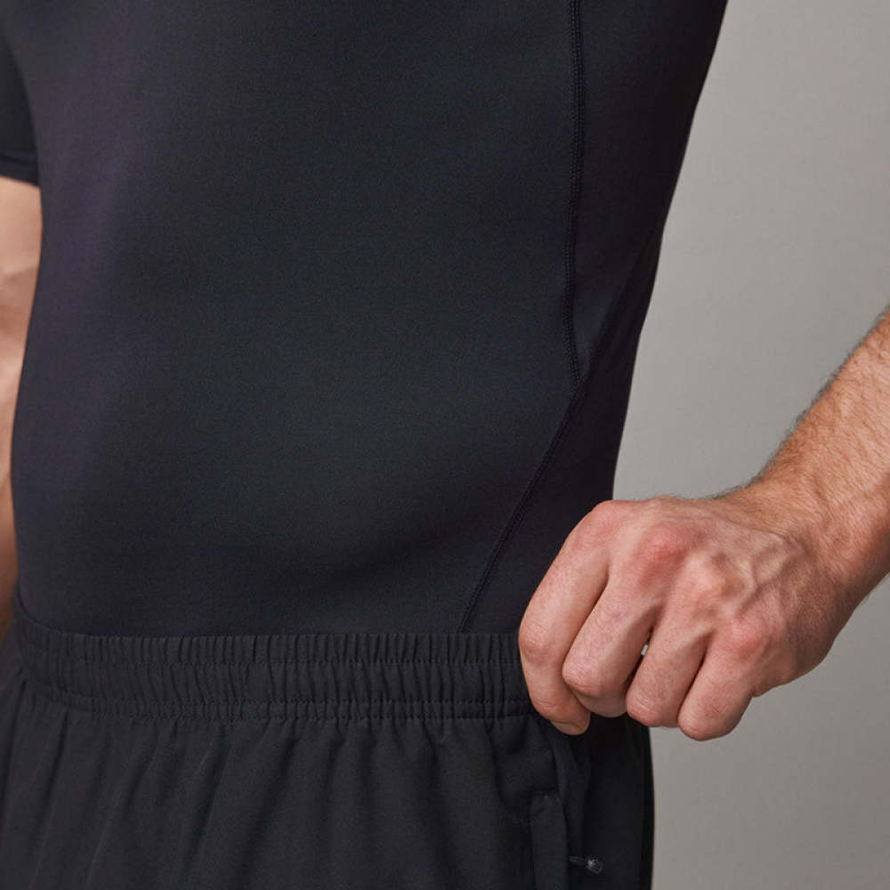 Funktionsshirt Herren aus recyceltem Polyester Dunkelblau