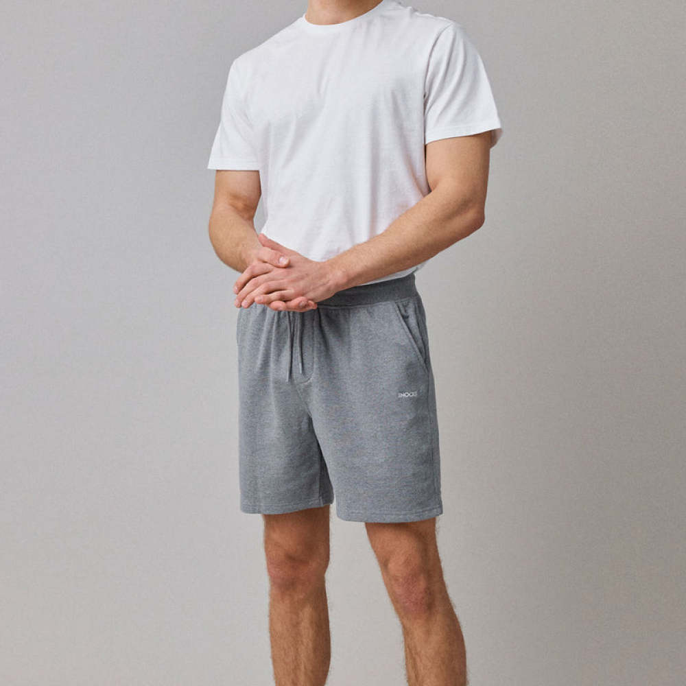 Sweatshorts Herren aus Bio-Baumwolle Schwarz