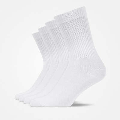 Premium Tennissocken aus Bambusviskose Weiß