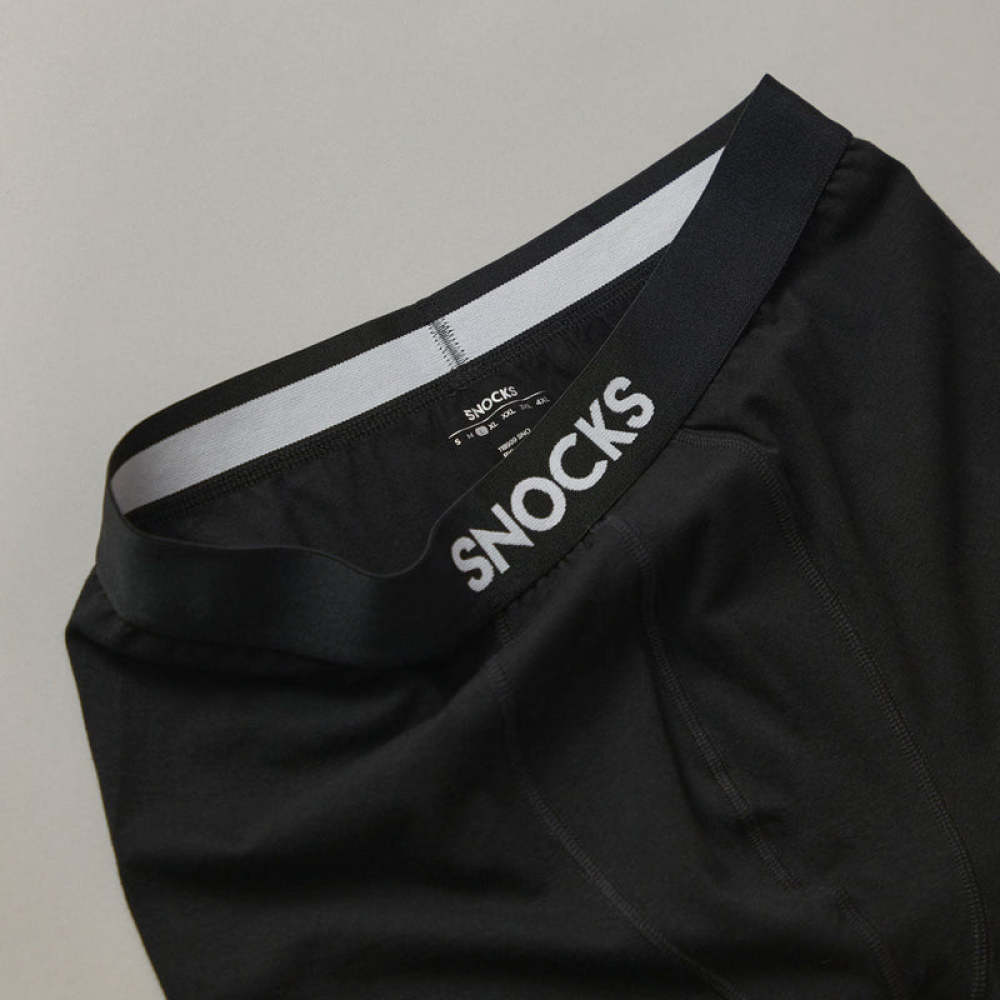 Lange Boxershorts aus Bio-Baumwolle Mix (Schwarz/Grau/Hellgrau)