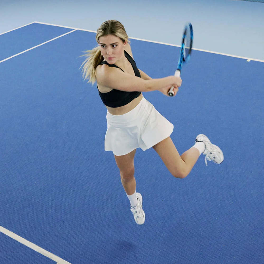 Tennisrock Damen Schwarz
