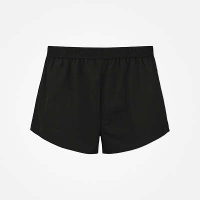 Kurze Laufshorts Damen Schwarz