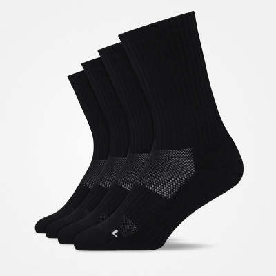 Hohe Laufsocken Schwarz