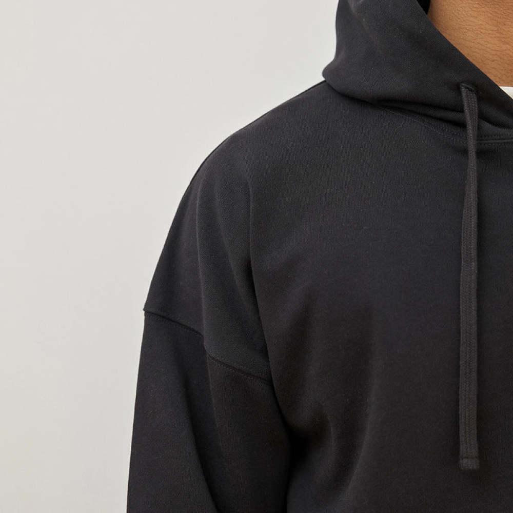 Hoodie Herren aus Bio-Baumwolle Schwarz