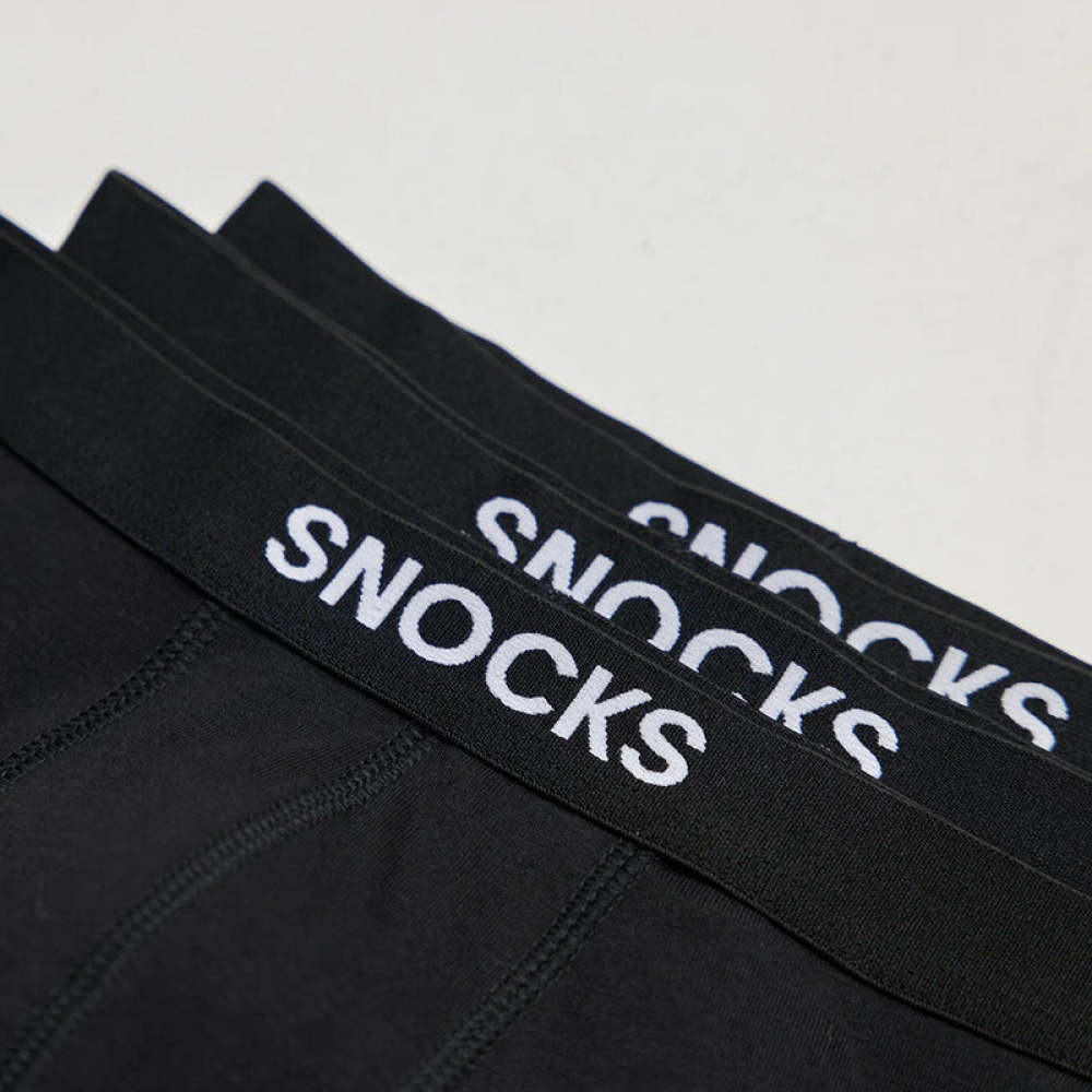 Kinder Boxershorts aus Bio-Baumwolle Schwarz