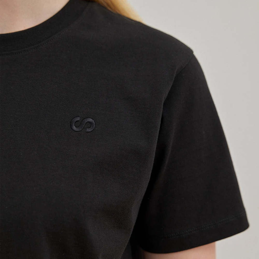 T-Shirt Cropped Damen aus Bio-Baumwolle Weiß
