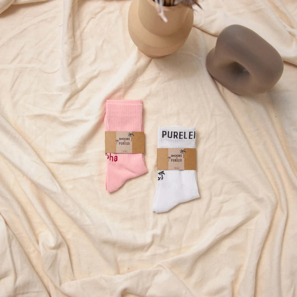 Tennissocken aus Bio-Baumwolle SNOCKS x PURELEI