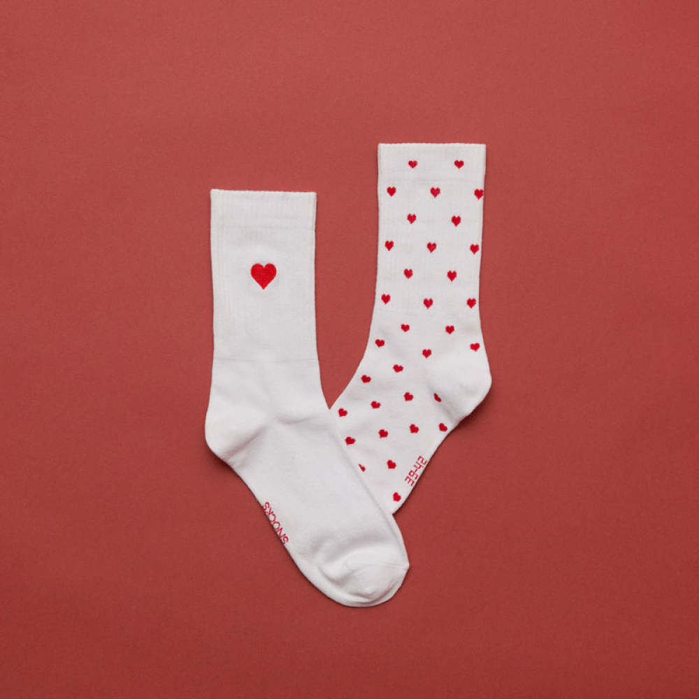 Tennissocken aus Bio-Baumwolle Mix (Love)
