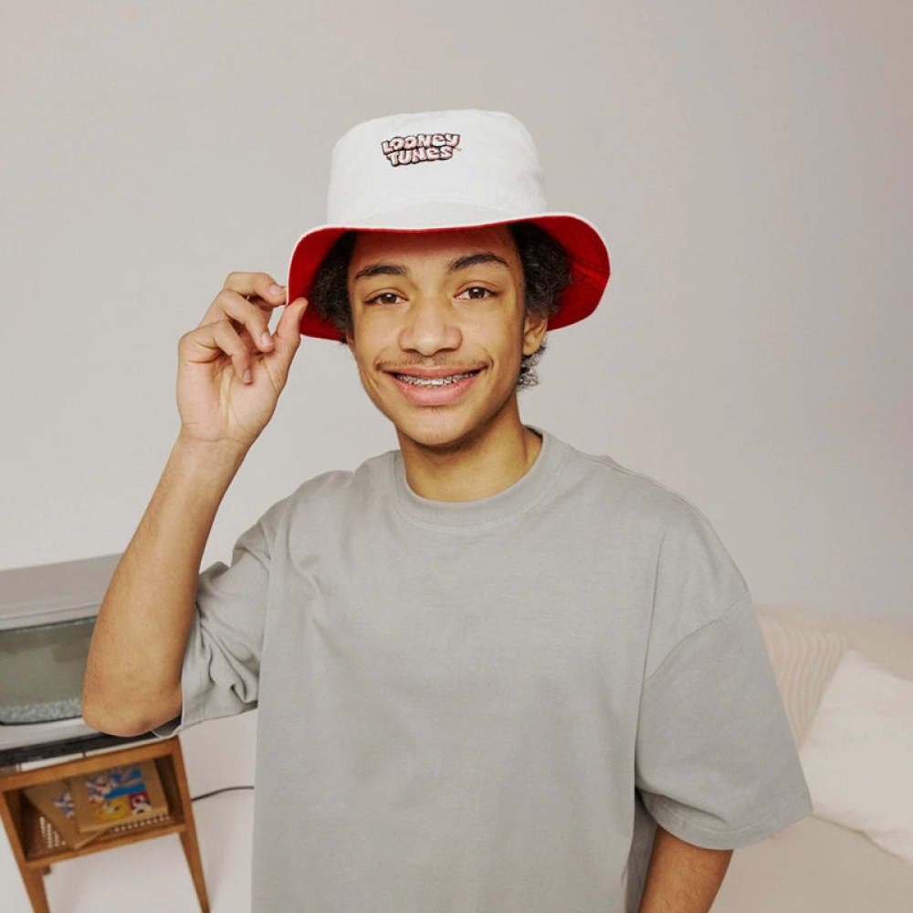 Bucket Hat aus Bio-Baumwolle Looney Tunes