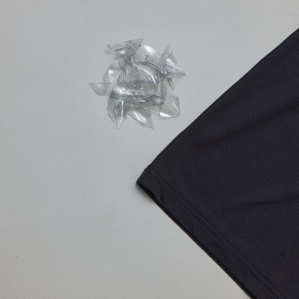 Trainingsshirt Herren aus recyceltem Polyester Blau