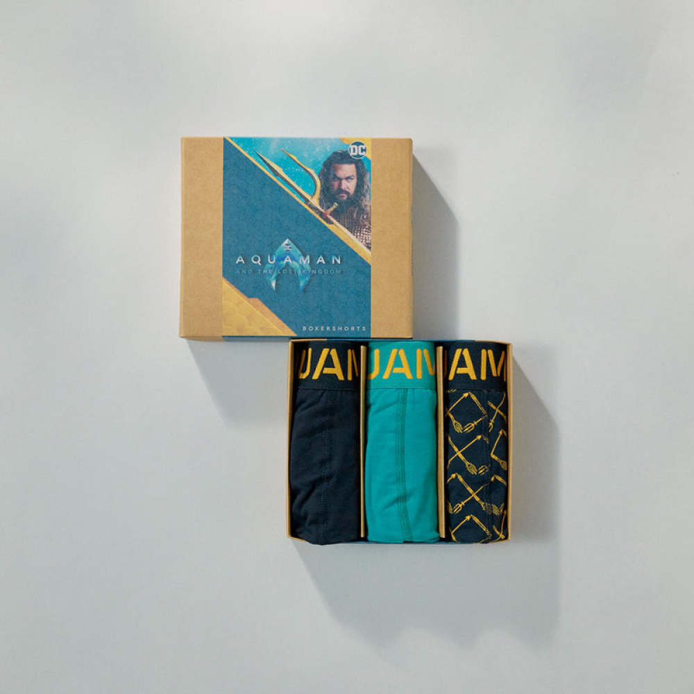 Boxershorts aus Bio-Baumwolle AQUAMAN