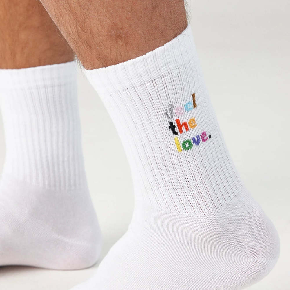Tennissocken aus Bio-Baumwolle Mix (Pride)