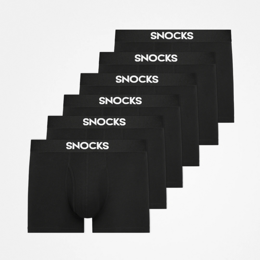 Boxershorts mit Eingriff Schwarz