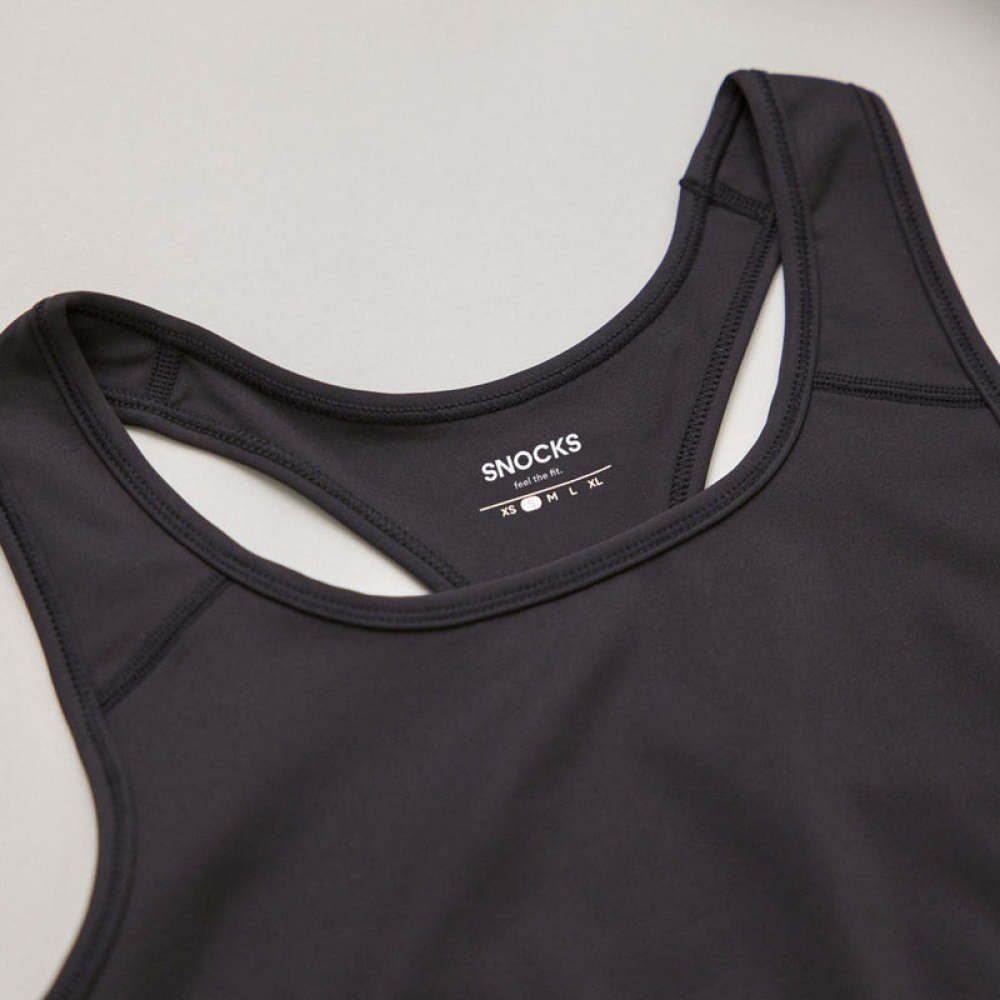 Sport-BH aus recyceltem Polyester Weiß