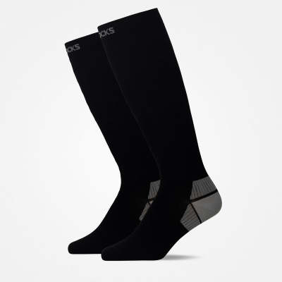 Sport Kompressionssocken Schwarz