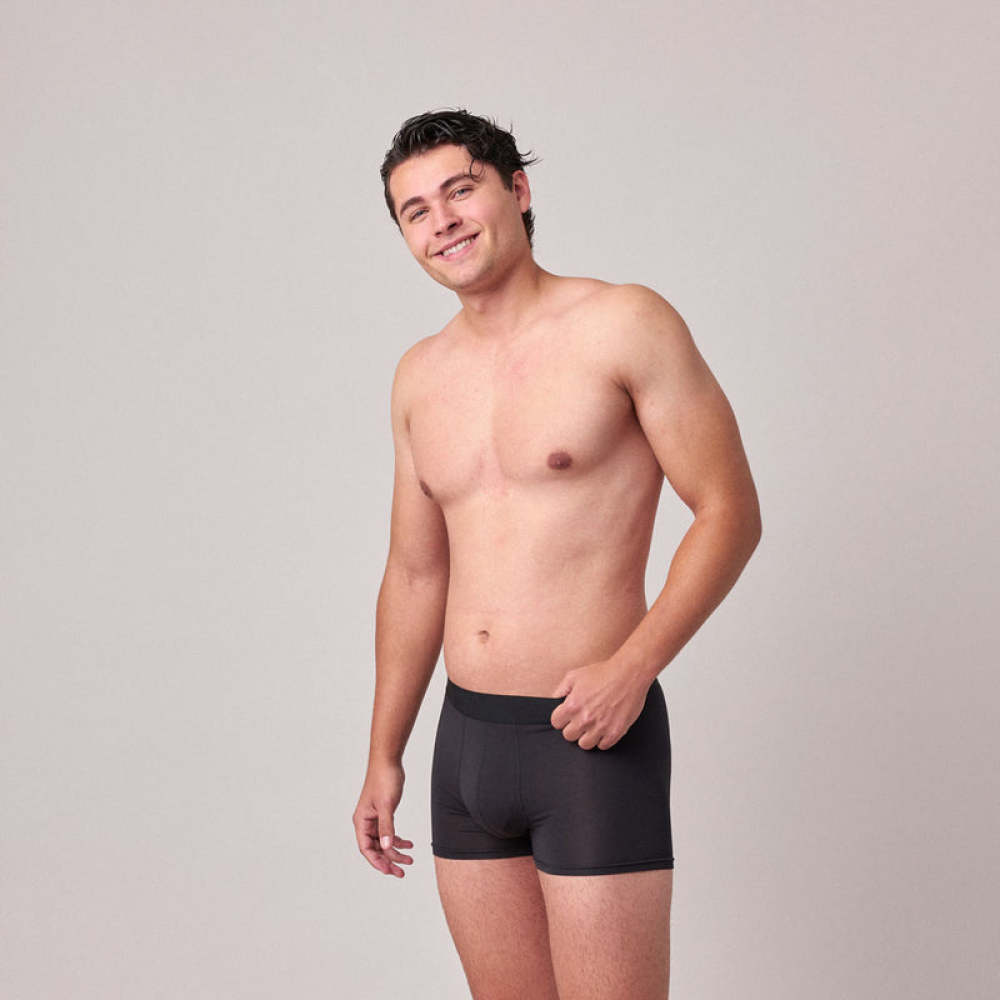 Premium Boxershorts ohne Logo Schwarz