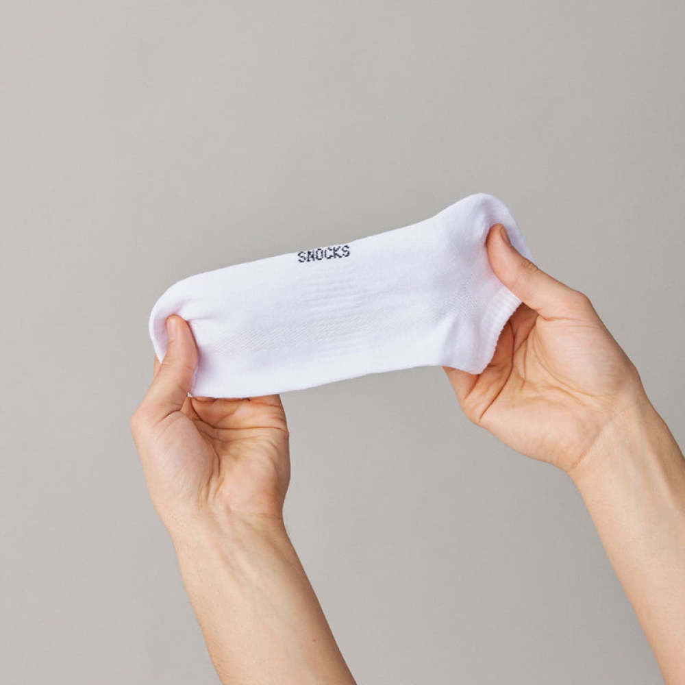 Sneaker Socken für Herren & Damen aus Bio-Baumwolle Schwarz