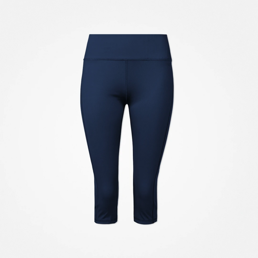 Capri Leggings aus recyceltem Polyester Dunkelblau