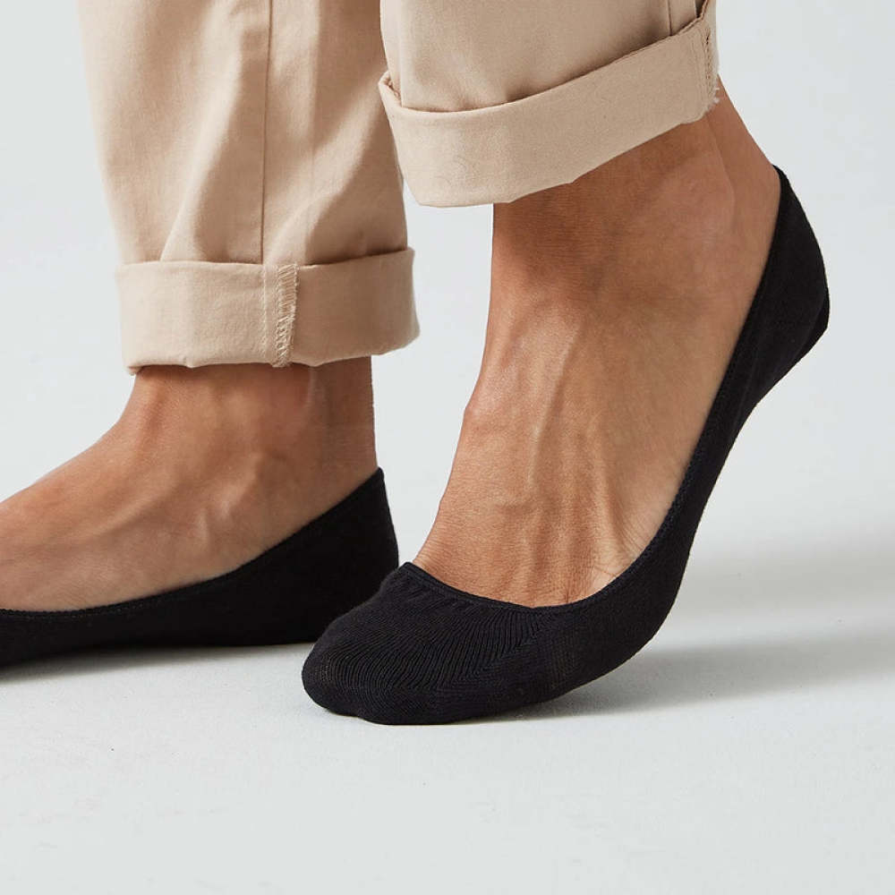 Loafer Socken aus Bio-Baumwolle Weiß