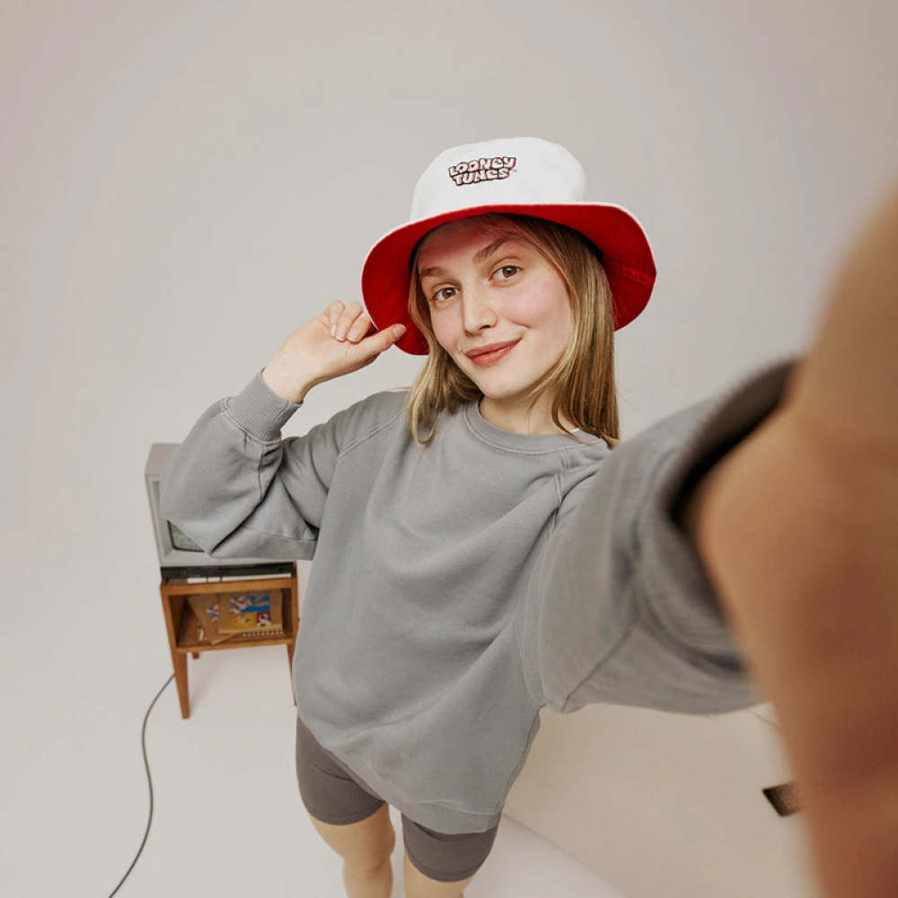 Bucket Hat aus Bio-Baumwolle Looney Tunes