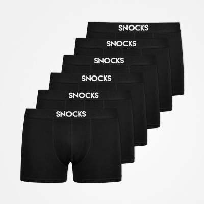 Boxershorts aus Bio-Baumwolle Schwarz