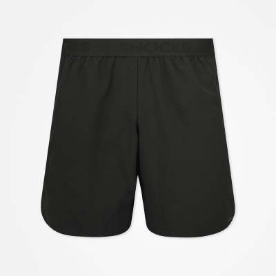 Kurze Sporthose mit Logo Herren Schwarz