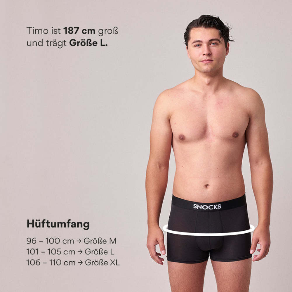 Premium Boxershorts Schwarz