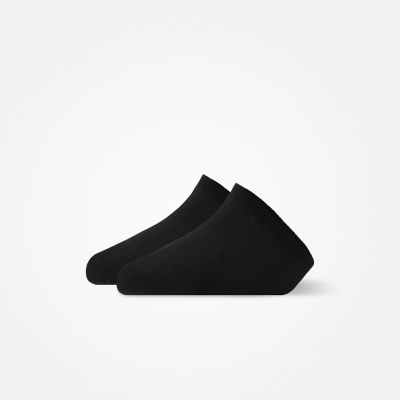 Vorfuß Socken aus Bio-Baumwolle Schwarz