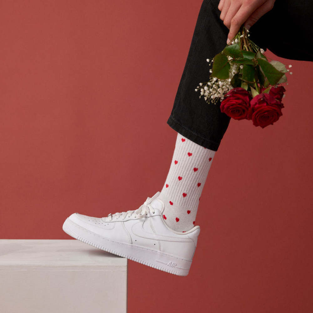 Tennissocken aus Bio-Baumwolle Mix (Love)