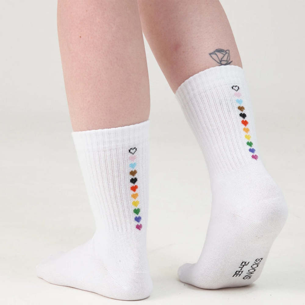 Tennissocken aus Bio-Baumwolle Mix (Pride)