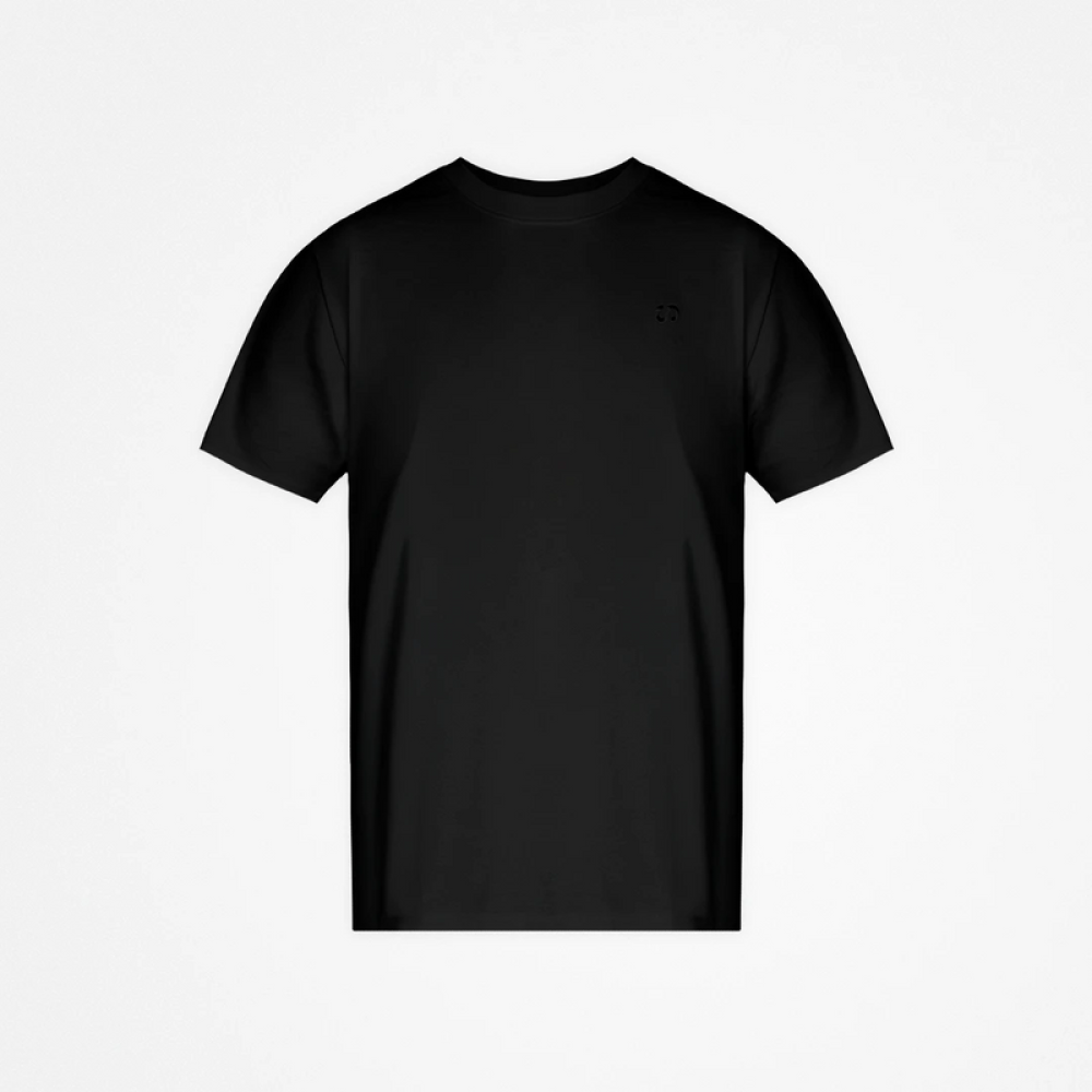 Basic T-Shirt Herren aus Bio-Baumwolle Schwarz