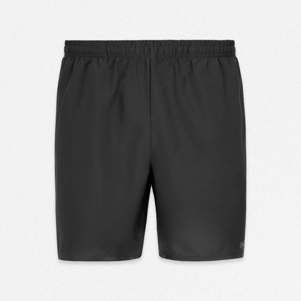 Kurze Sporthose Herren aus recyceltem Polyester Dunkelgrau