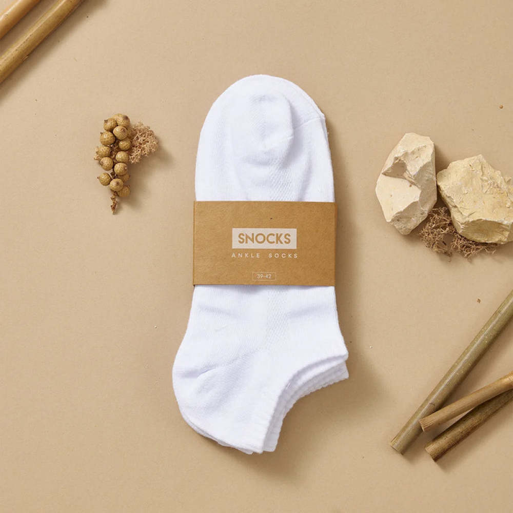 Premium Sneaker Socken aus Bambusviskose Schwarz