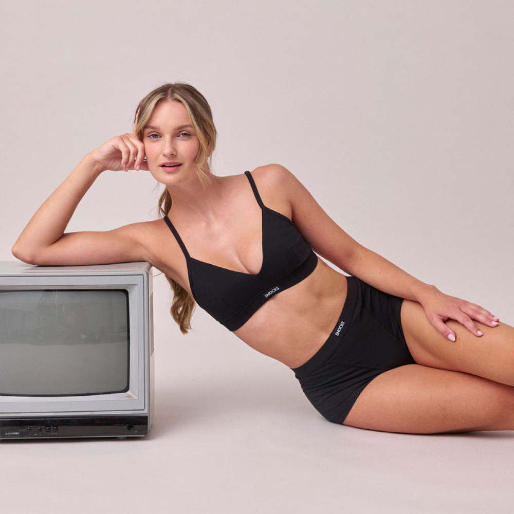 Retro Soft-BH aus Bio-Baumwolle Mix (Pride)