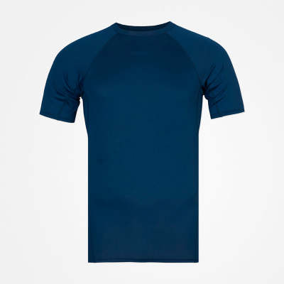 Funktionsshirt Herren aus recyceltem Polyester Dunkelblau