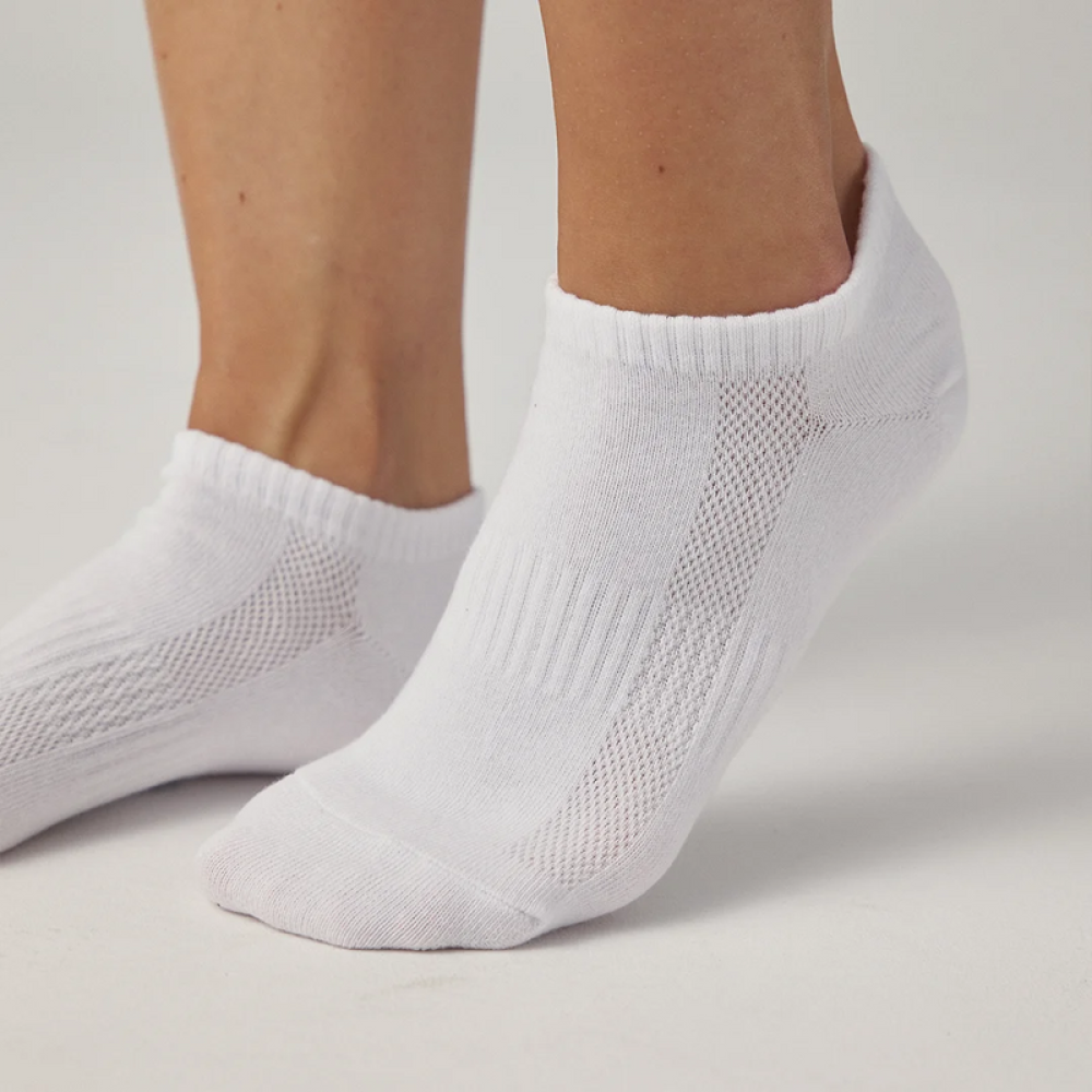 Premium Sneaker Socken aus Bambusviskose Mix (Schwarz/Weiß/Grau)