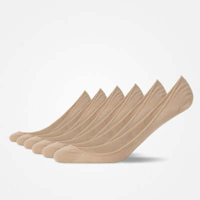 Loafer Socken aus Bio-Baumwolle Beige