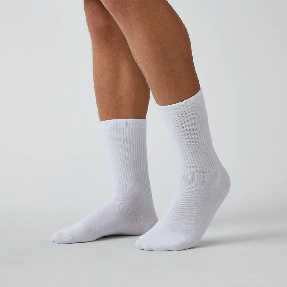 Premium Tennissocken aus Bambusviskose Weiß