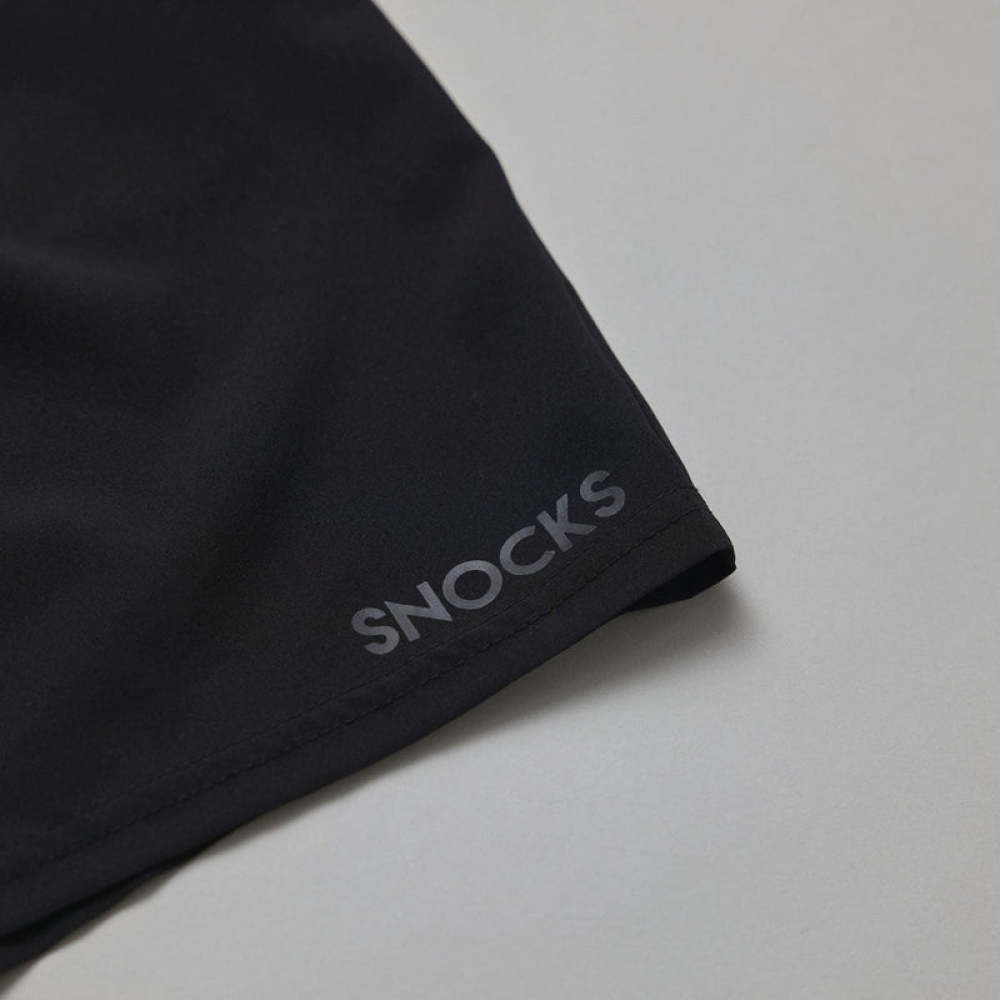 Kurze Sporthose Herren aus recyceltem Polyester Dunkelgrau