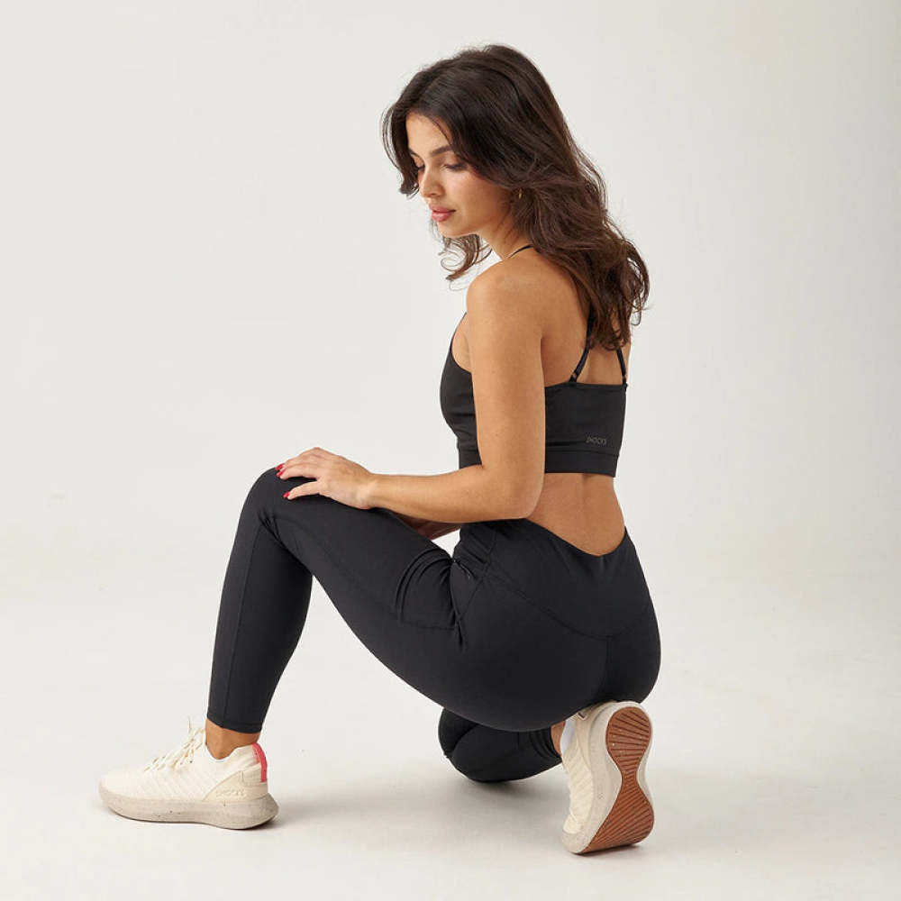 Thermoleggings Damen Schwarz