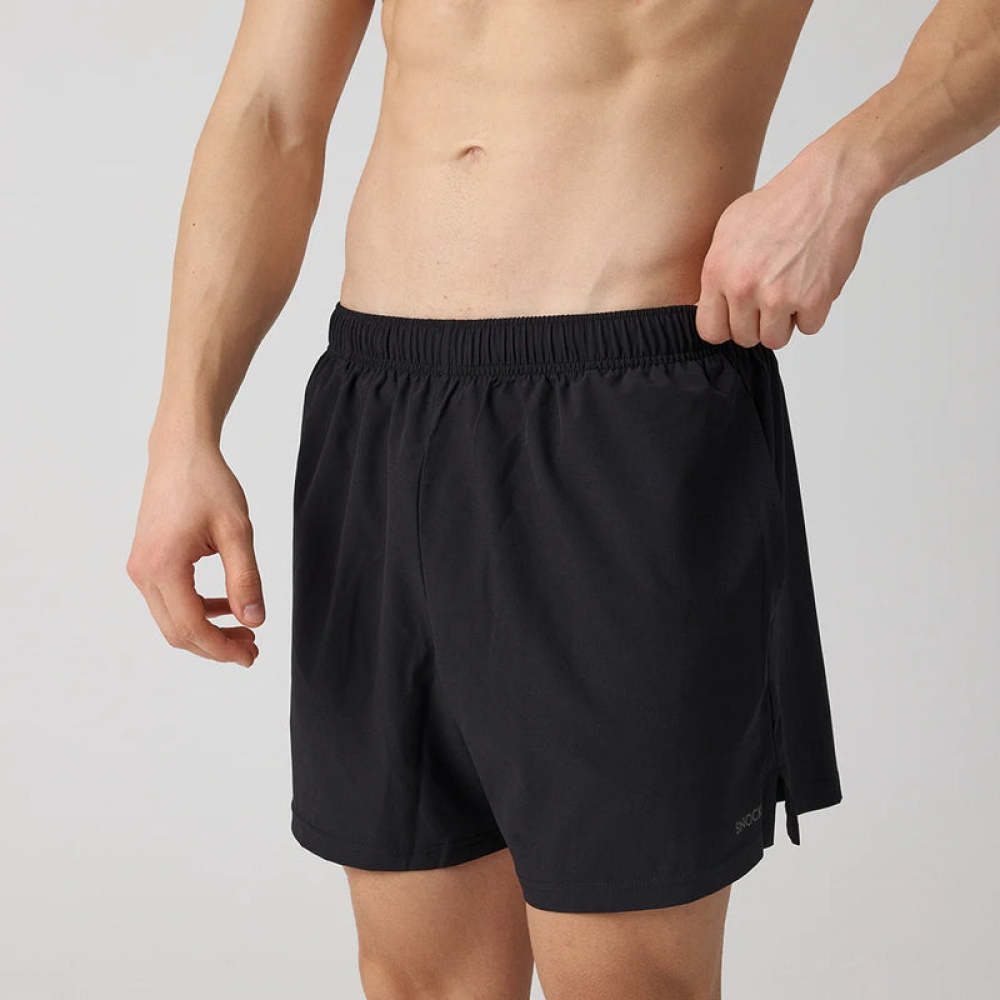 Kurze Sporthose Herren 5 inch Schwarz