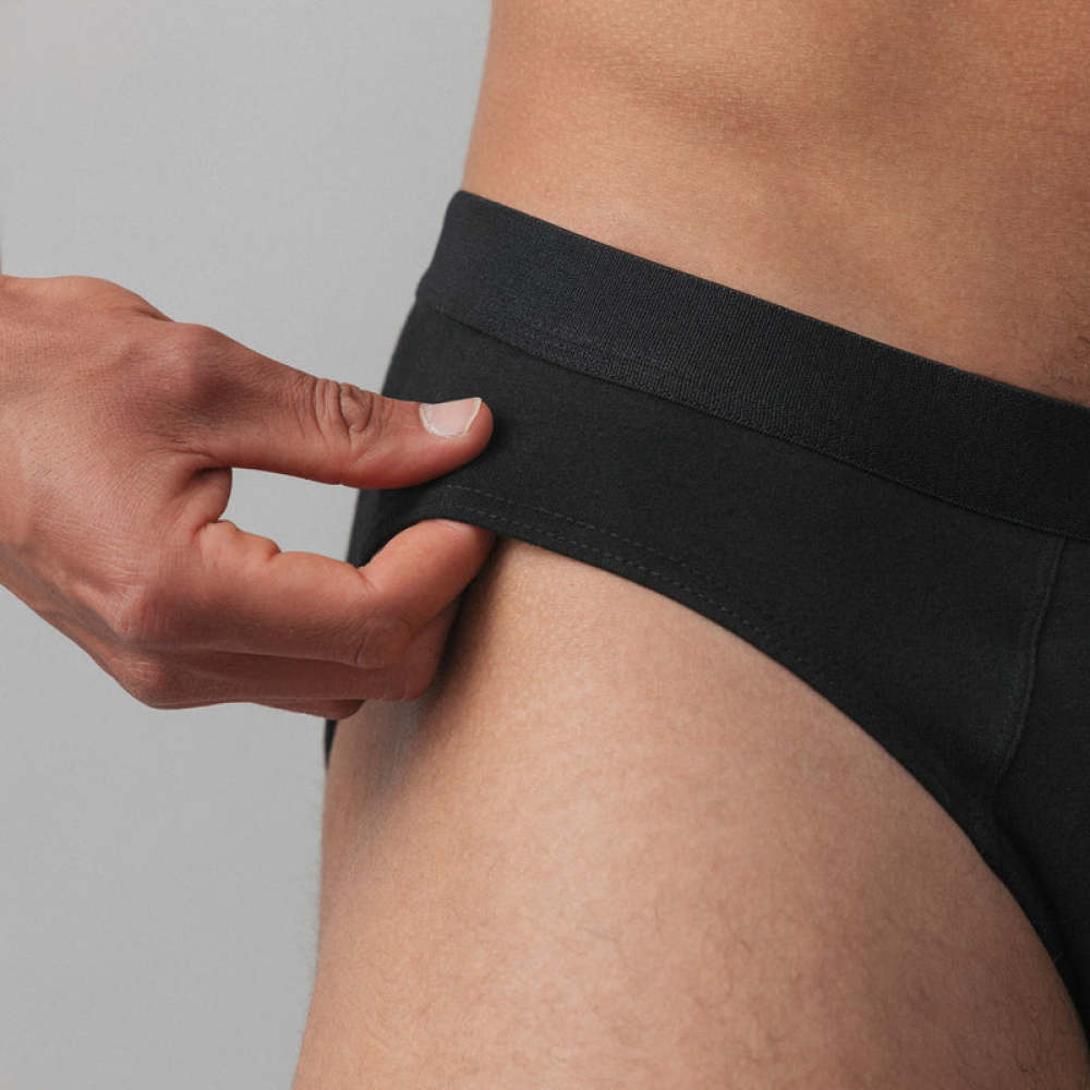 Herrenslips Schwarz